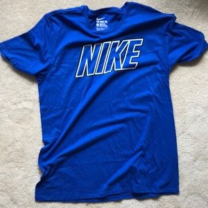 Blue Nike t shirt size Large